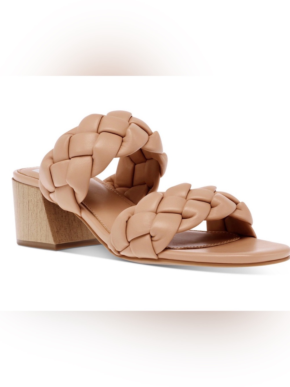 DV Dolce Vita Women's Stacey Braided Sandals in nude 7.5 natural nude color - Picture 3 of 13